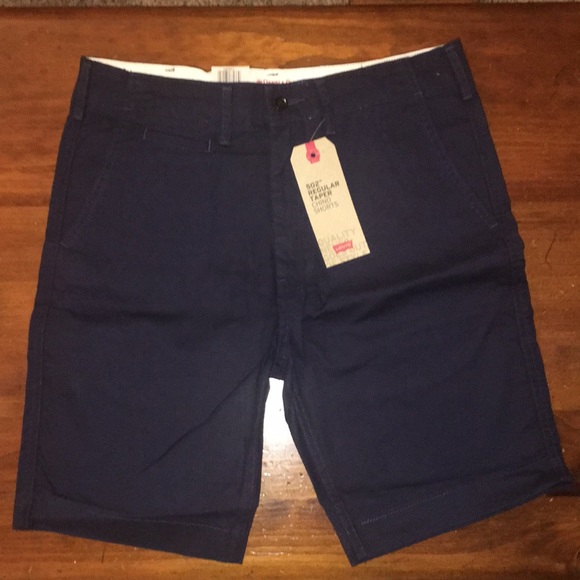 Levi’s 502 Chino Shorts Navy Size 31 - Picture 3 of 4